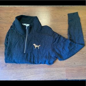 Grey Pink 3/4 zip hoodie!